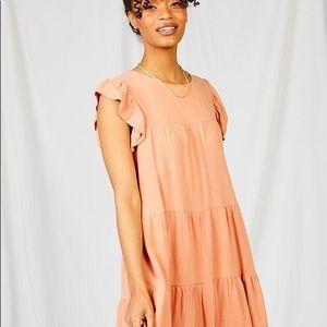 Altar’r Delphine Dress Size S Plumb